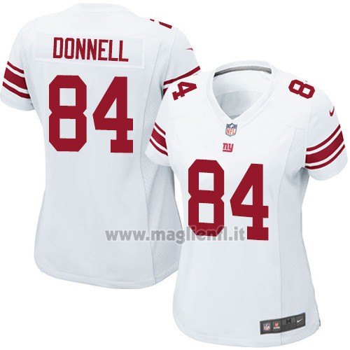 Maglia NFL Game Donna New York Giants Donnell Bianco